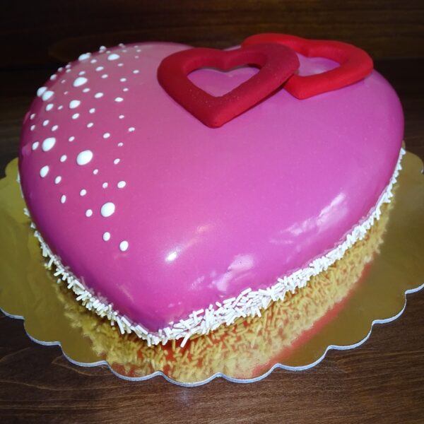 Tort Valentines Day - Tort Inima Roz